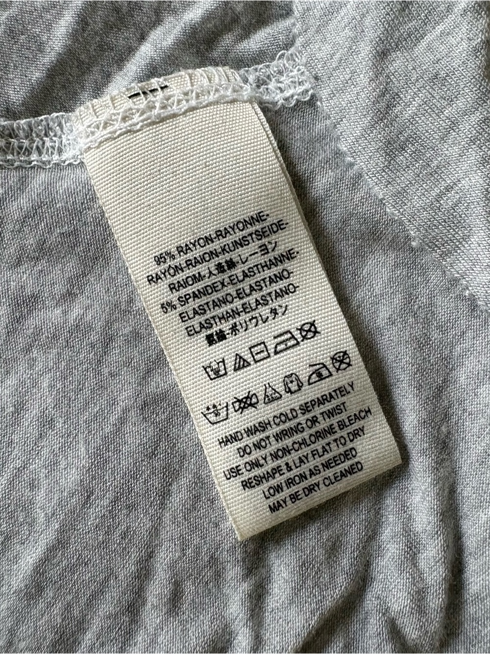 We The Free Gray Ruffled Hem Tank Top - Picture 3 of 4